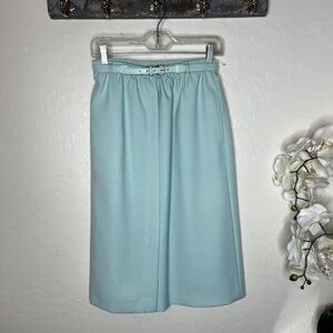 Haberdashery by Personal Womens Light Green A Line Skirt Size 10